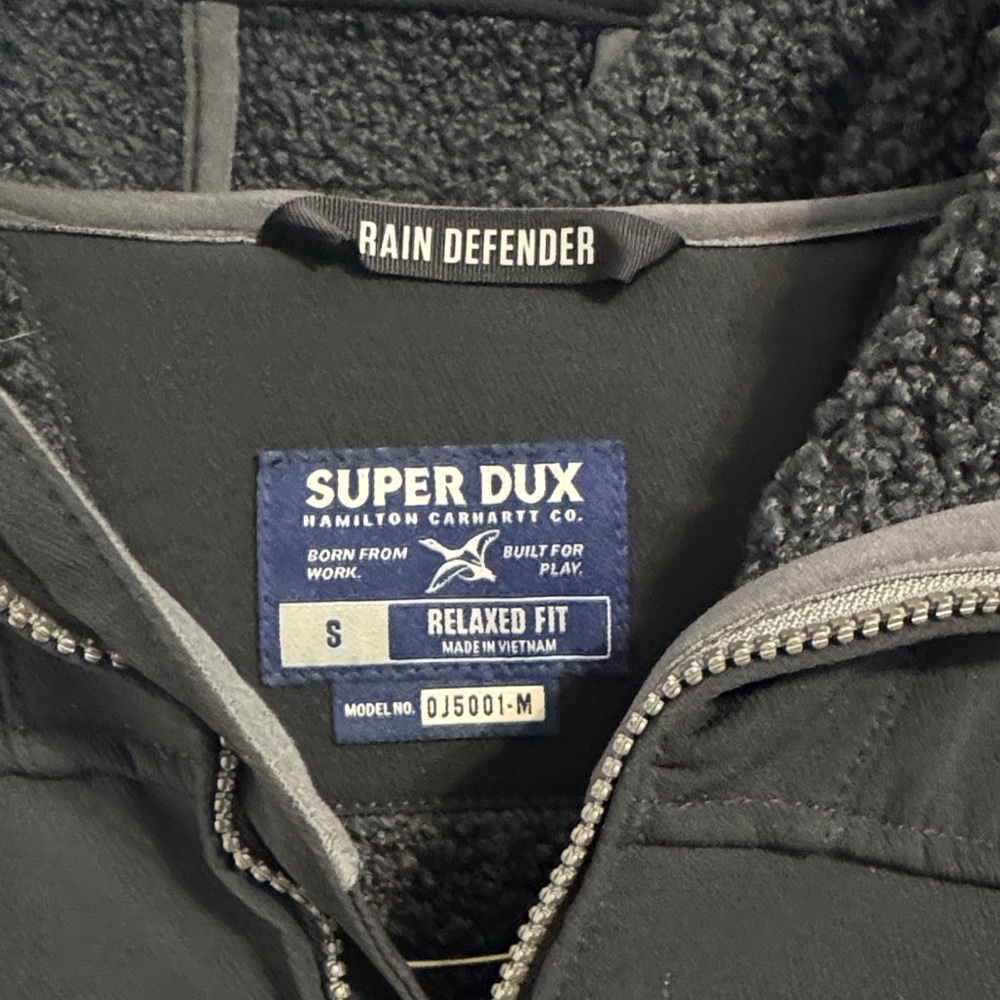 Carhartt Black Hooded Sherpa Lined Performance Jacket - Picture 3 of 3
